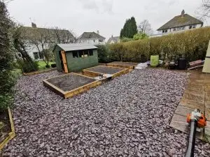 Raised Bed Planter With Railway Sleepers